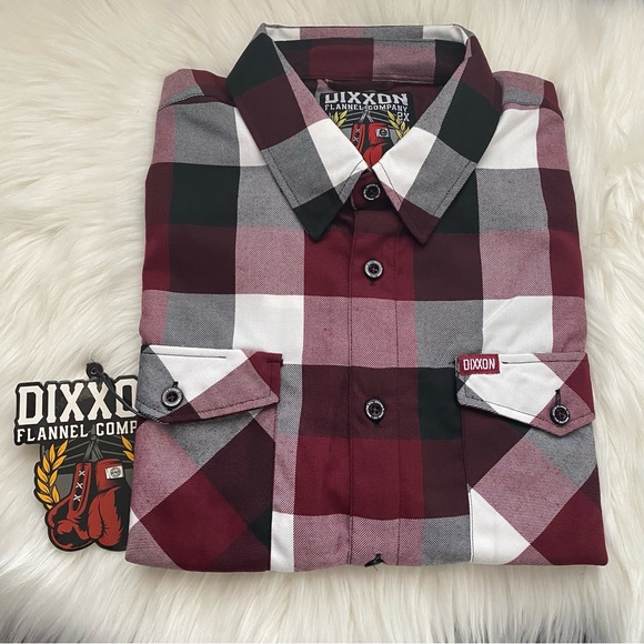 DIXXON Shirts New In The Package Dixxon Mens Flannel Shirt Red